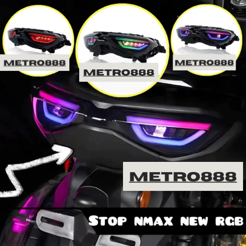 Lampu Stop Nmax New RGB 20 Mode Model Xmax Stoplamp Nmax New Lampu Belakang Nmax New High Quality