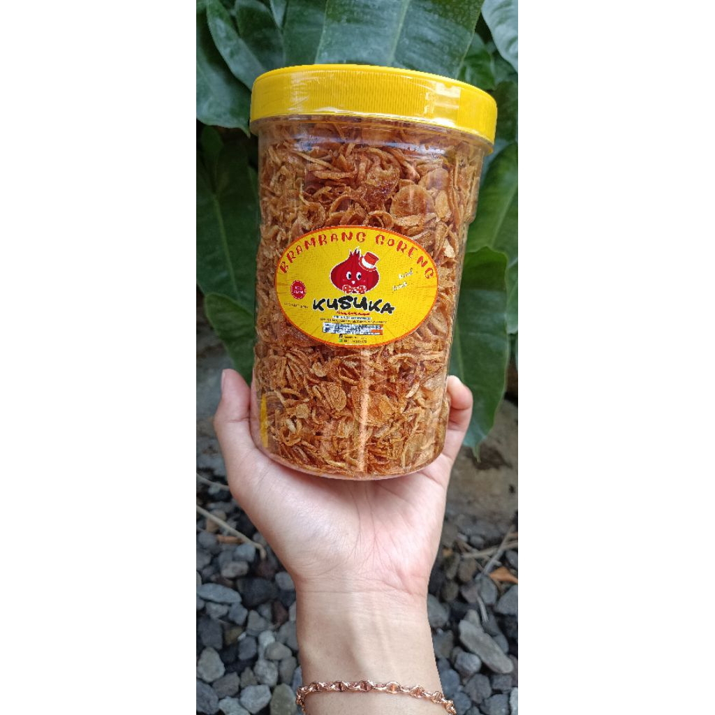 

BRAMBANG GORENG KUSUKA tanpa campuran Tepung kemasan 250gr