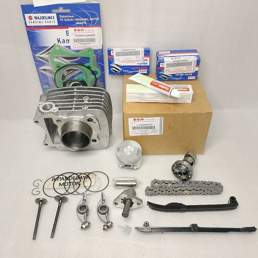 PAKET BLOK SEHER KOMPLIT SMASH TITAN 110, 9 AITEM