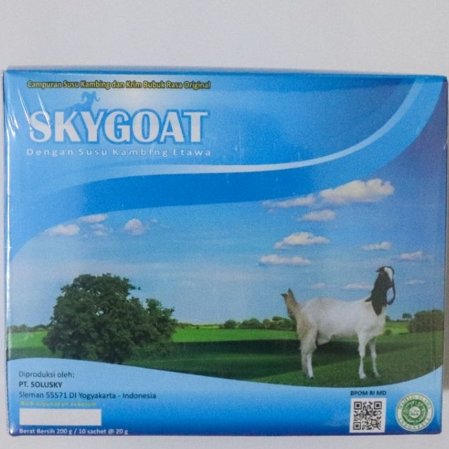 

Susu Kambing Skygoat Original Bubuk Murni 10 Sachet Sky Goat Etawa Sasetan Murah