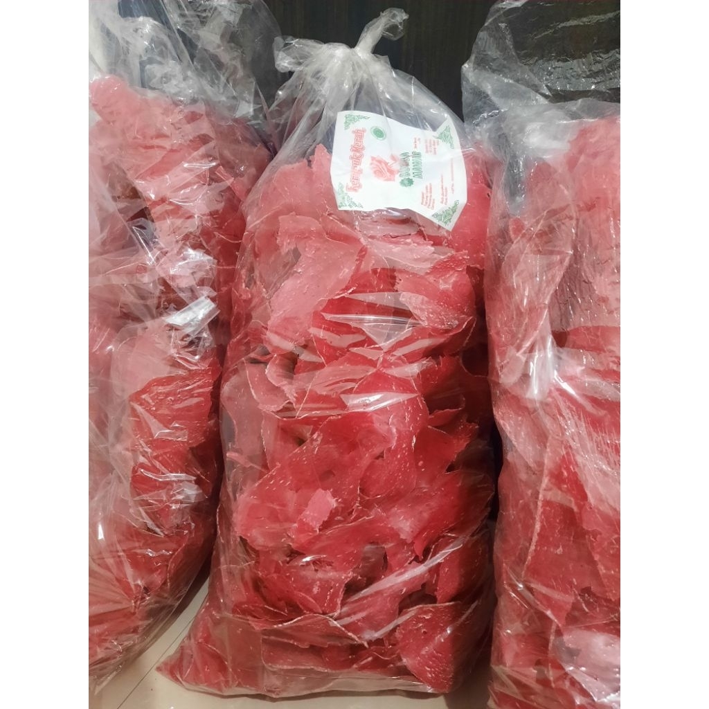 

harga murah kerupuk merah padang asli