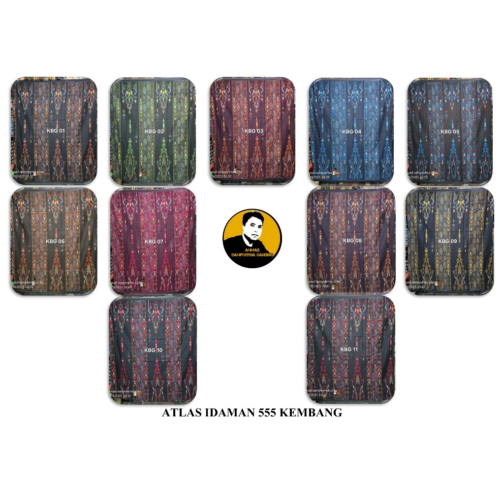 Sarung atlas idaman 555 kembang