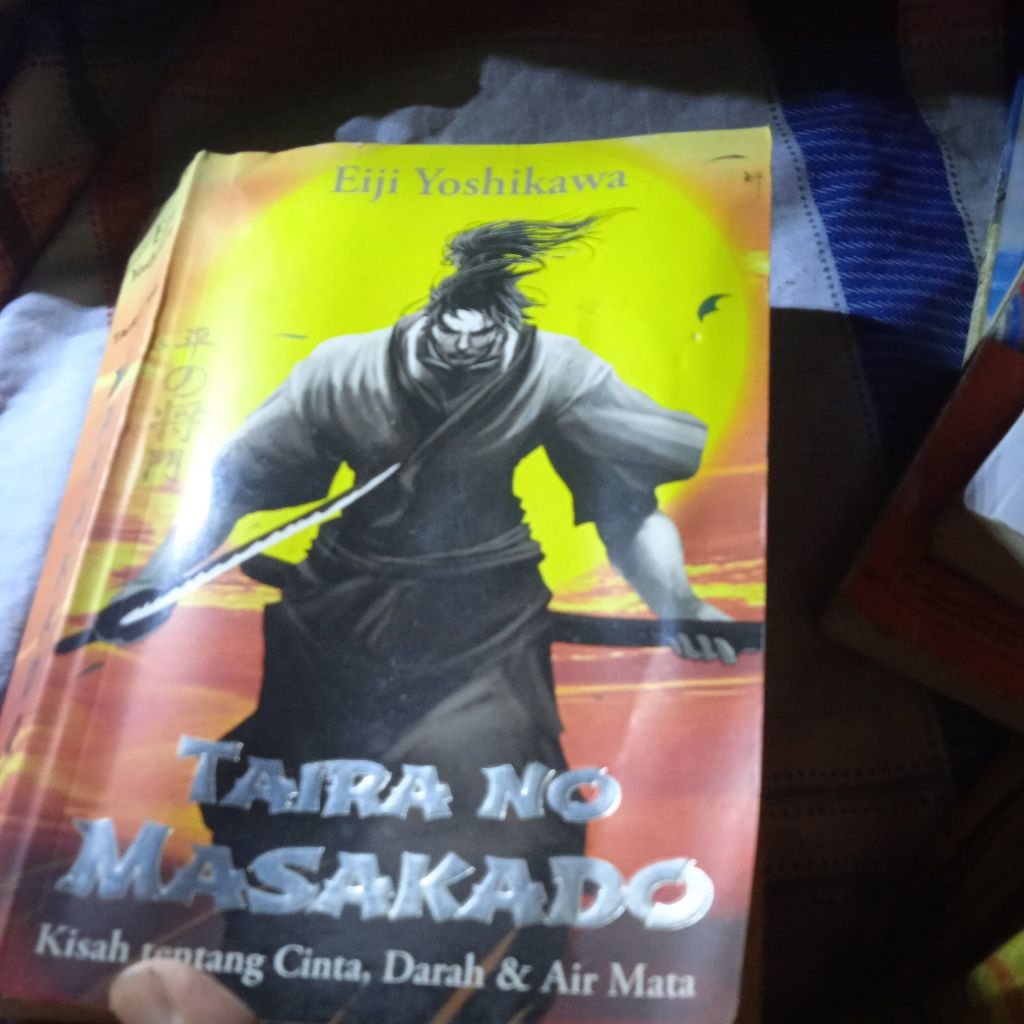 buku Taira No Masakado, kisah tentang Cinta,Darah & Air mata, buku original tebal