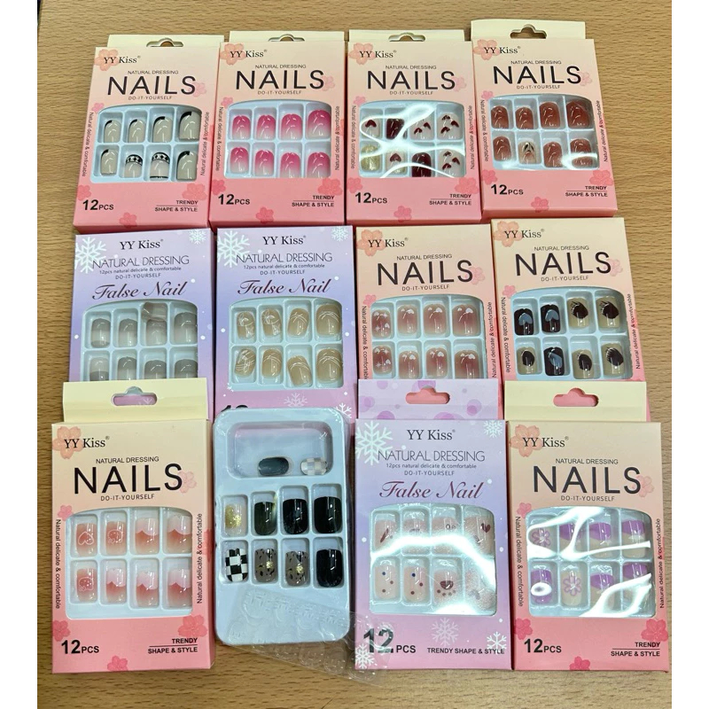 KUKU PALSU DEWASA MOTIF / KUKU PALSU ANAK / KUKU NAILS