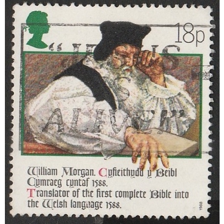 

A 12565 SATU BUAH PRANGKO INGGRIS NOMINAL 18 PENCE TEMA WILLIAM MORGAN DENGAN KONDISI SUDAH ADA CAP