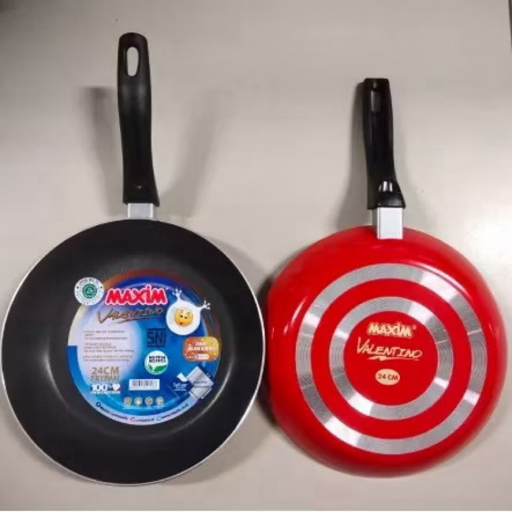 Maspion Maxim frypan teflon wajan valentino anti lengket -penggorengan anti lengket