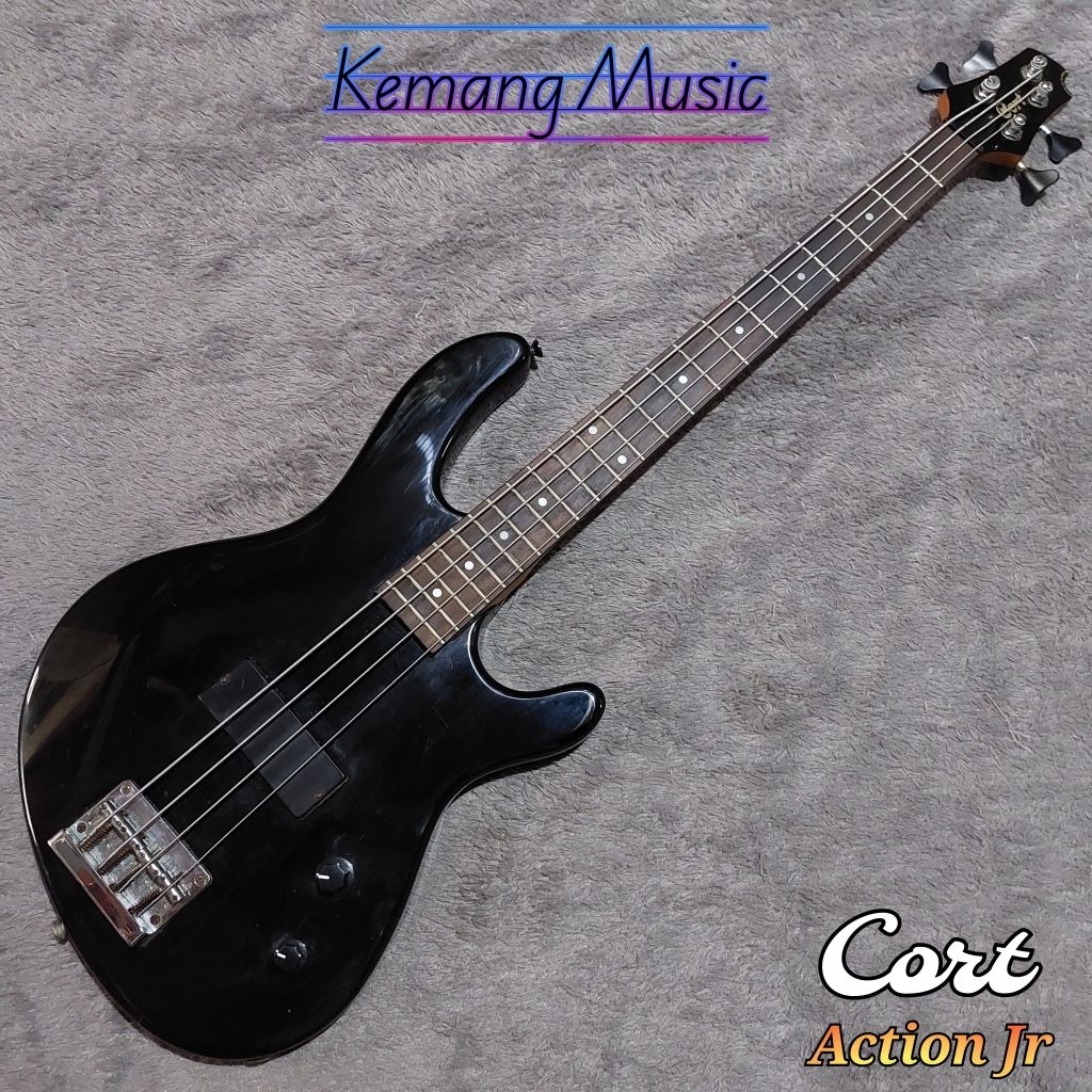 bass short scale cort action jr bass bekas original