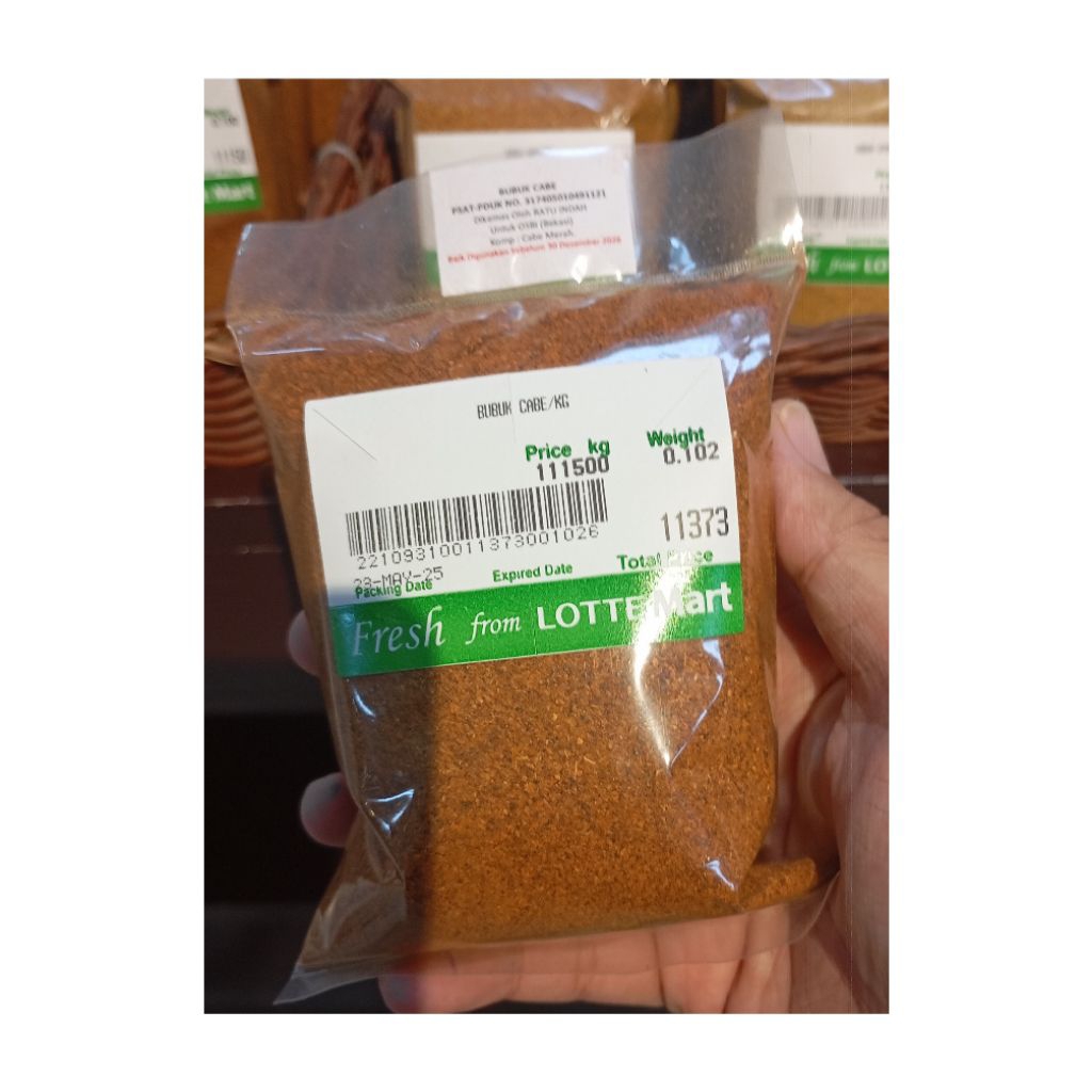 

BUBUK CABE 100GR ISI 3 PCS