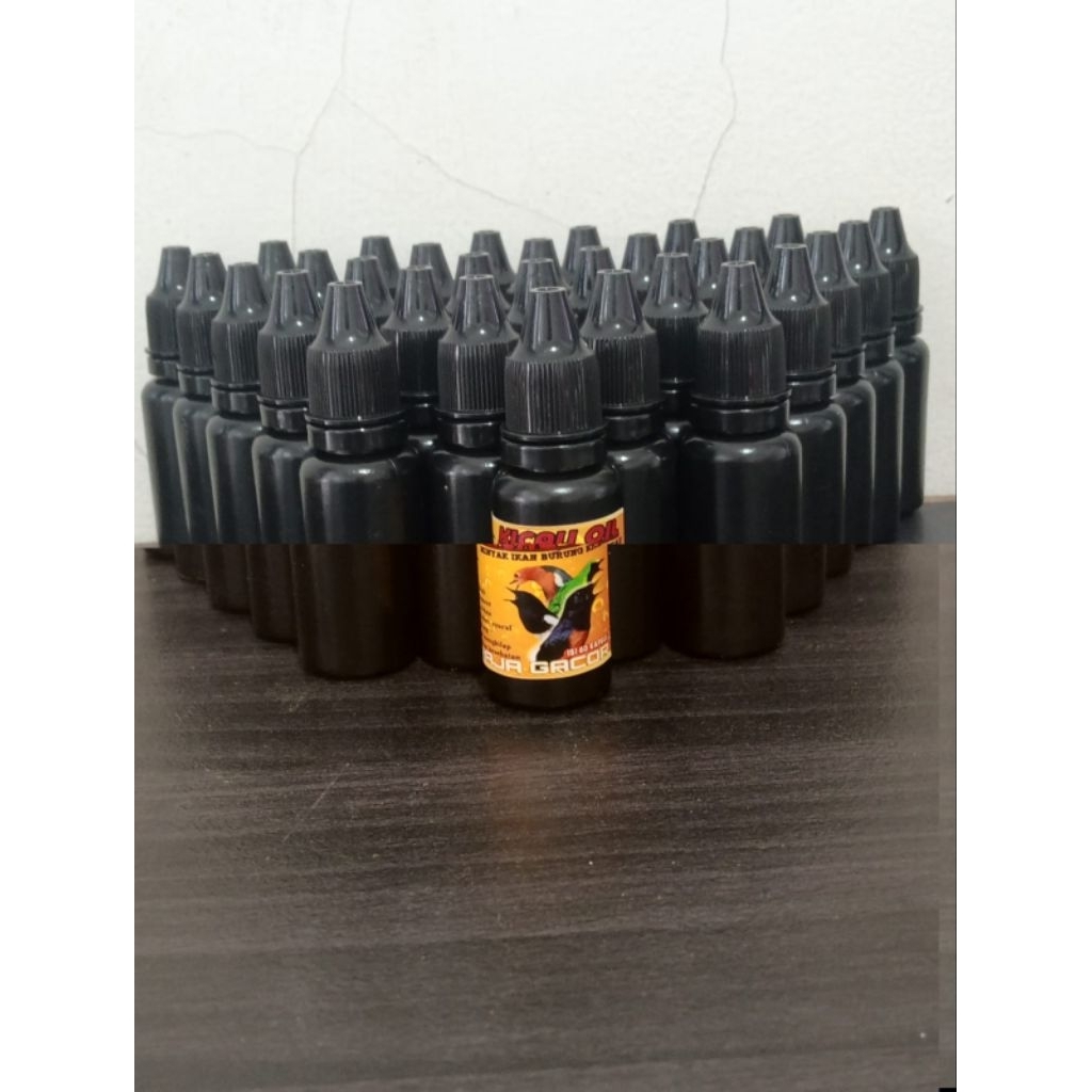 SUPLEMENT Minyak Ikan KICAU OIL 20ML untuk kucing burung kicau ayam perkutut merpati bulu halus naps