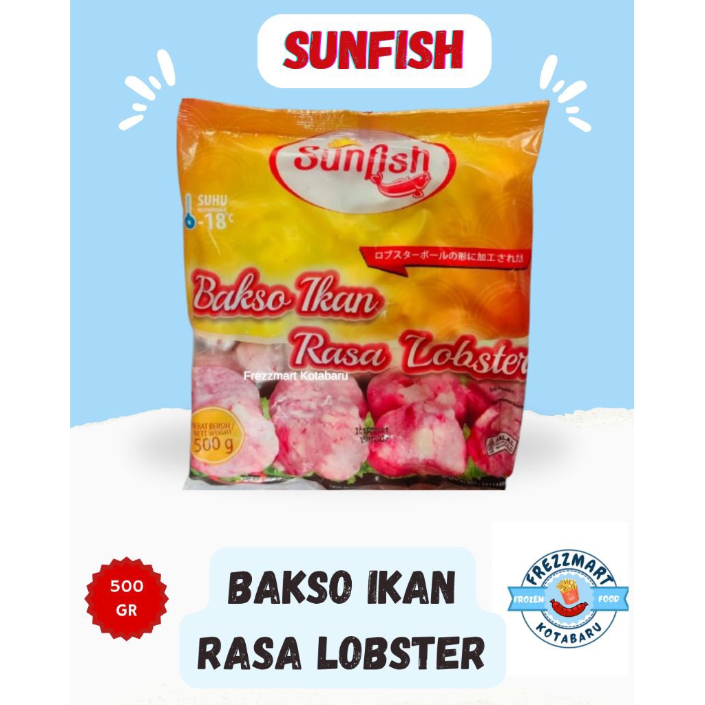 

SUNFISH Bakso Ikan Rasa Lobster 500 Gr / Olahan Ikan / Frezzmart Kotabaru