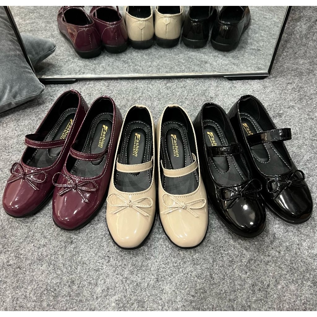 sepatu flatshoes ballerina wanita kekinian korea looks