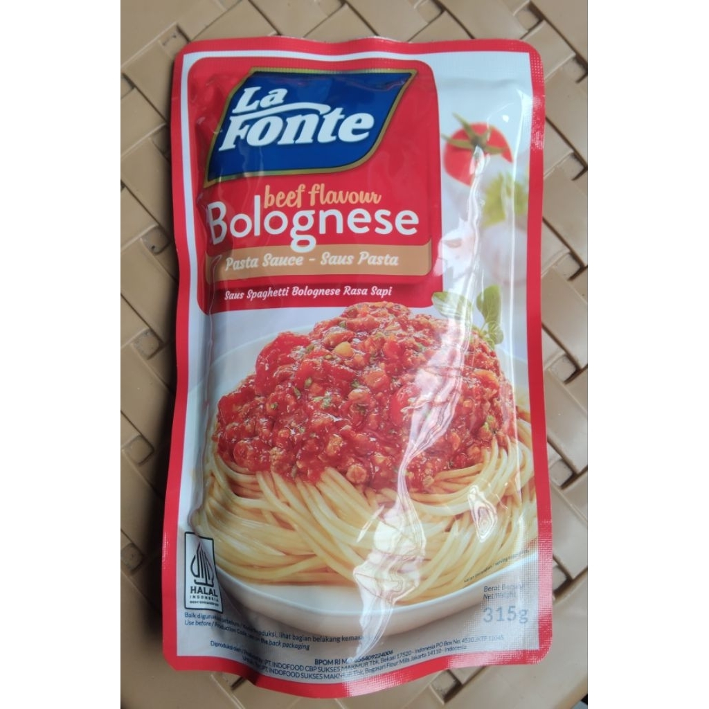 

La Fonte Bolognese 315 gram La Fonte pasta souce bolognese