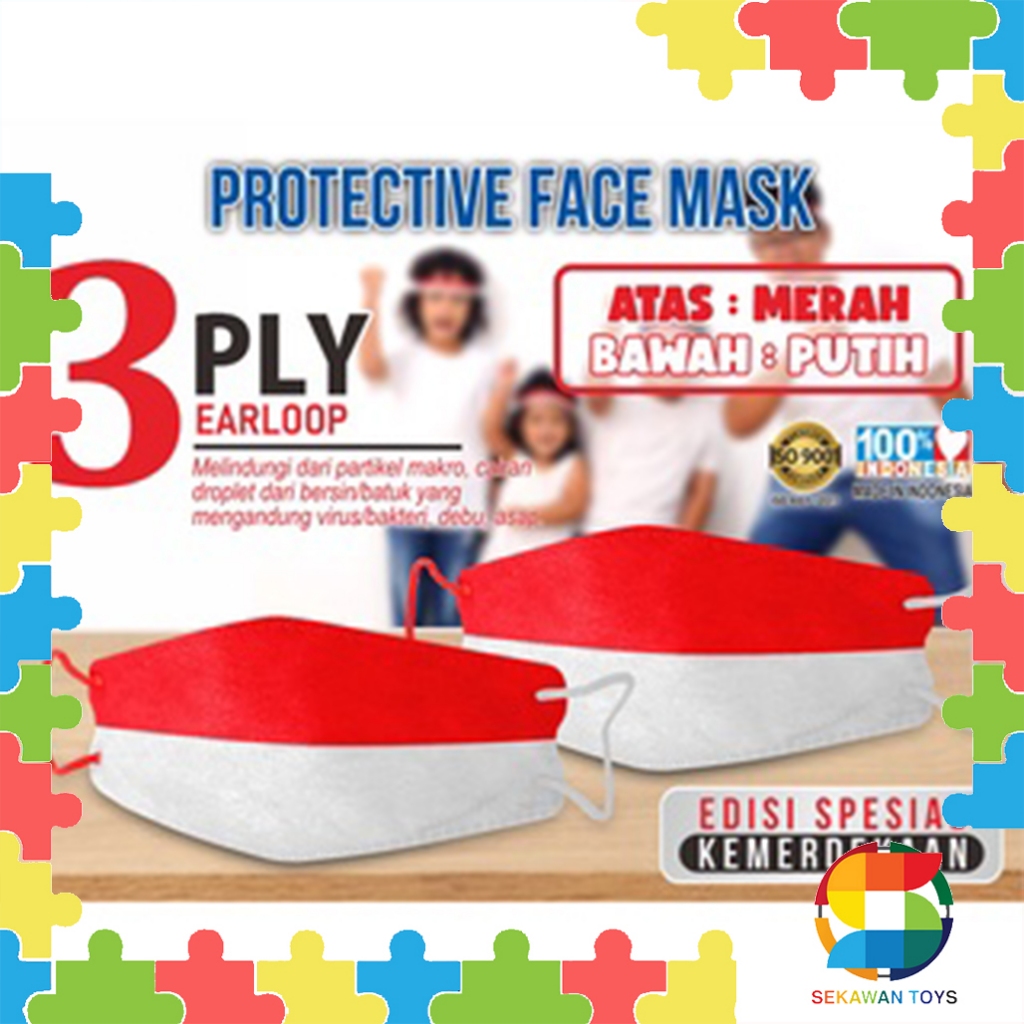 ( BISA COD) 25 PC Masker Medis 3PLY SUDAH KEMENKES / Masker KF Isi 25PCS FREE 2 Konektor SM05 / MASK