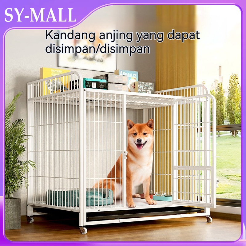 Kandang Anjing Yang Dapat Ditumpuk, Kandang Hewan Serba Besi, Kandang Hewan Yang Dapat Dipindahkan D
