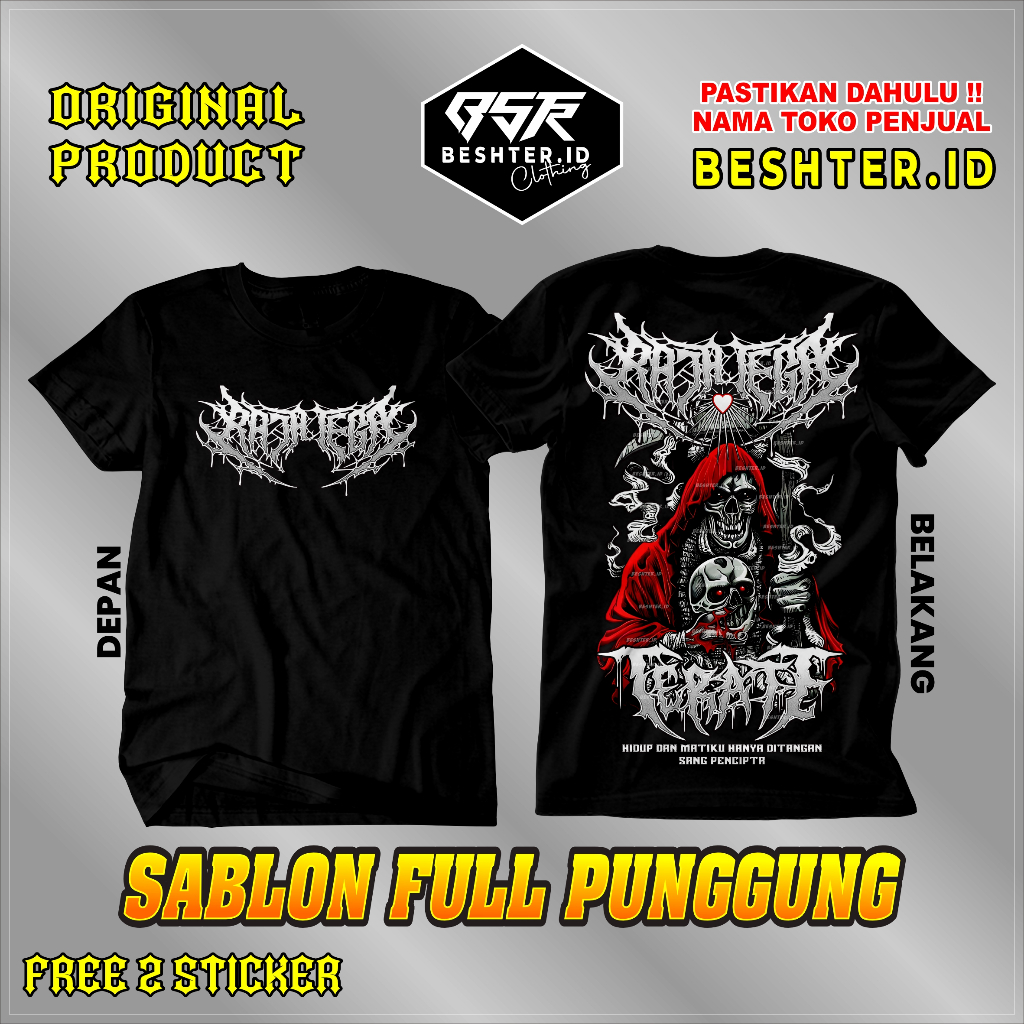 Kaos RAJA TEGA v2 - Kaos PSHT RAJA TEGA v2 Katun - Kaos SH Terate Distro Terbaru