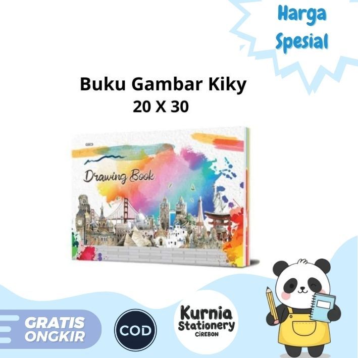 

Kiky Buku Gambar / Drawing Book Ukuran 20 x 30 Cm ( 10 Lembar )