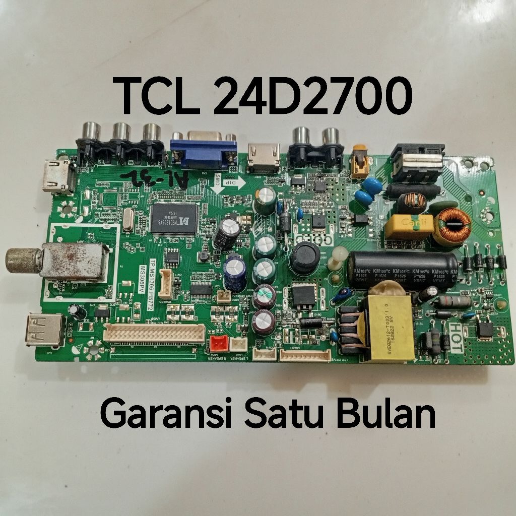 MB TV TCL 24D2700 MAINBOARD-MOTHERBOARD-MOBO-MODUL MESIN TV TCL 24D2700