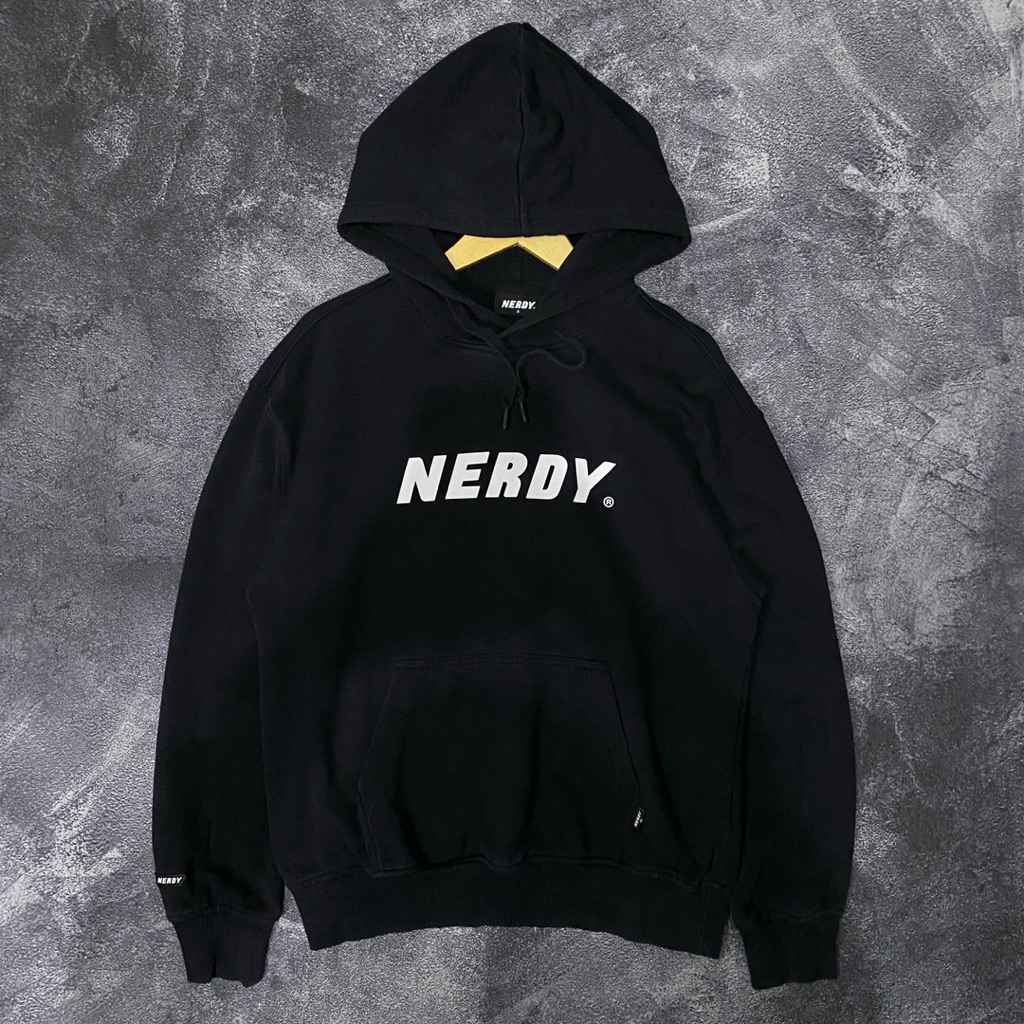 HOODIE NERDY ICONIC SCRIPT LOGO SECOND ORIGINAL