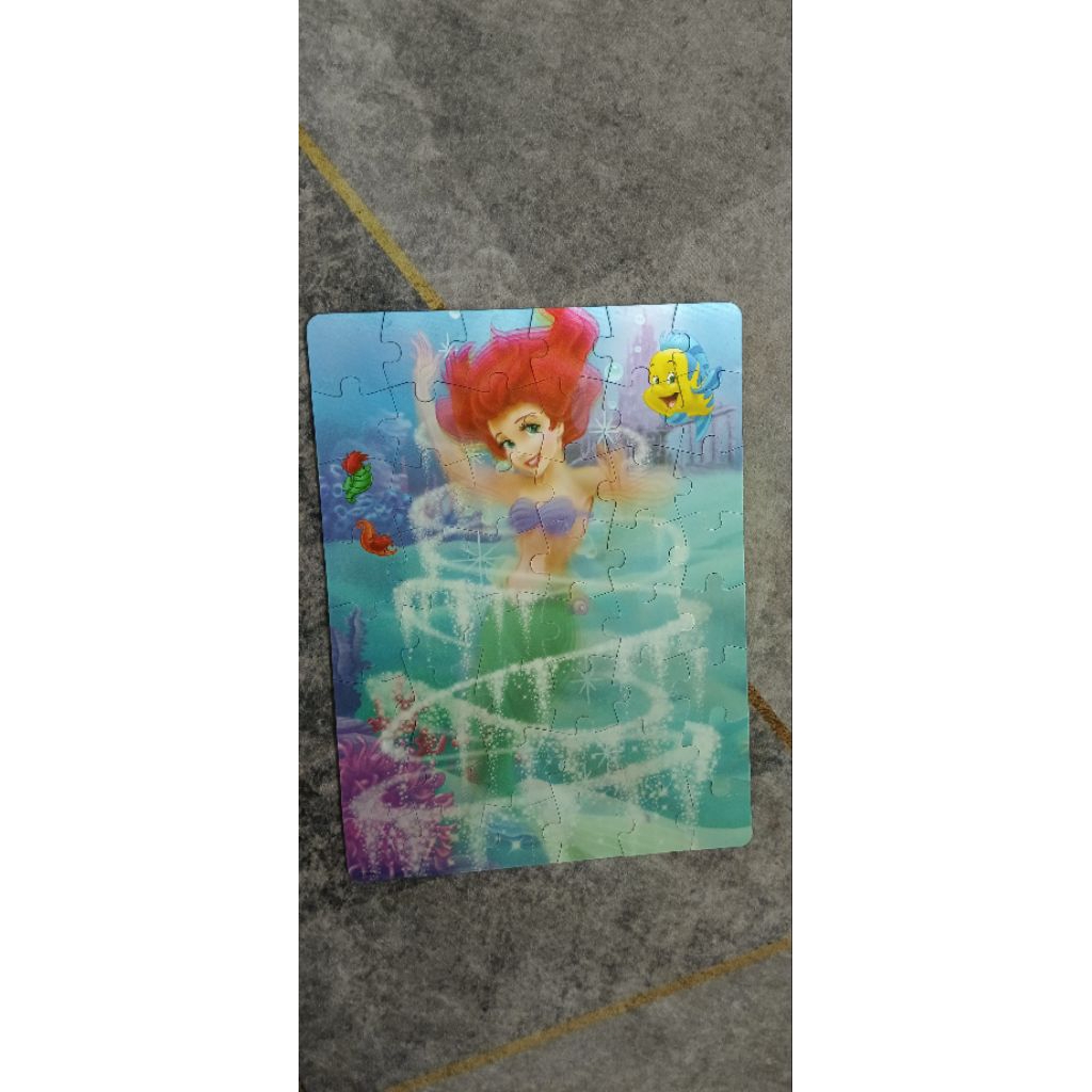 puzzle ariel putri duyung preloved