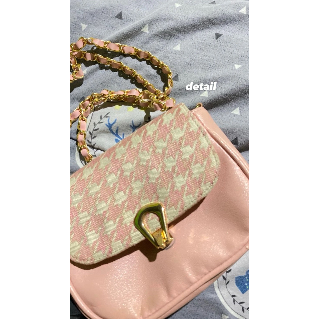 tas cewe cantik warna pink