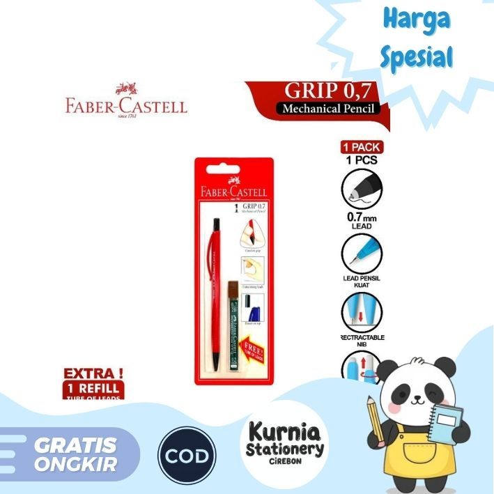 

Faber-Castell 135101 Mechanical Pencil / Pensil Mekanik / Pensil / Grip 0.7mm