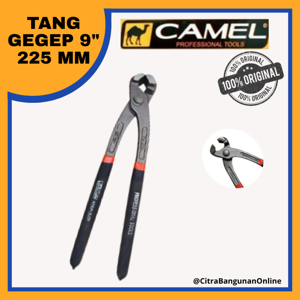Gegep Camel- Tang Gegep/kakak Tua Camel 9"