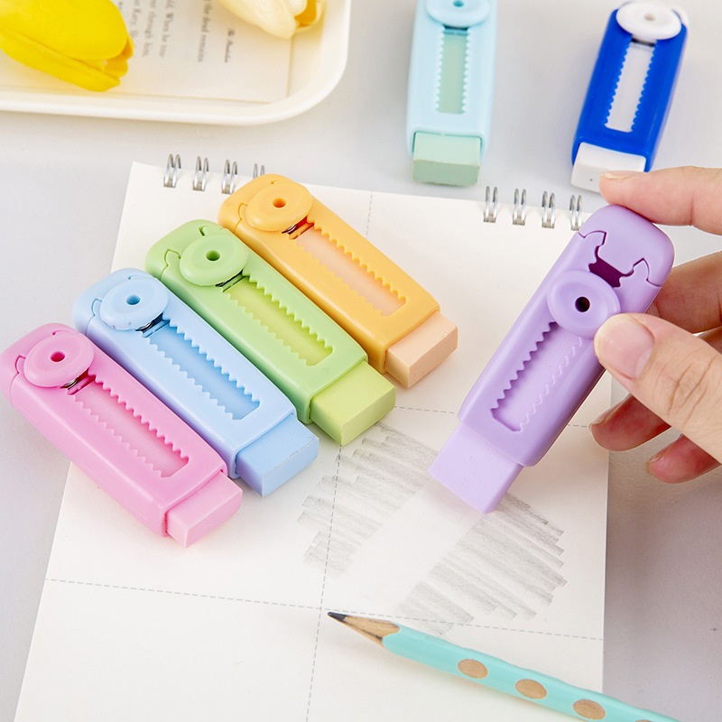 

Colorful Sliding Eraser / Penghapus Geser Warna / Penghapus Mekanik / Hapusan Mekanik Warna Lucu Tidak Meninggalkan Serpihan Pull Retractable— Hibio Present
