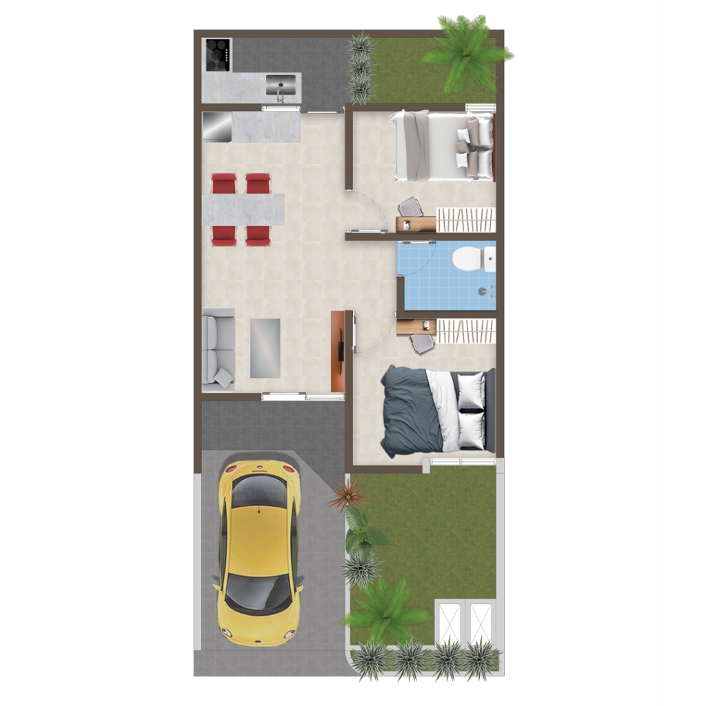 Jasa Design denah rumah, Kos, Apartment, Hotel, dll