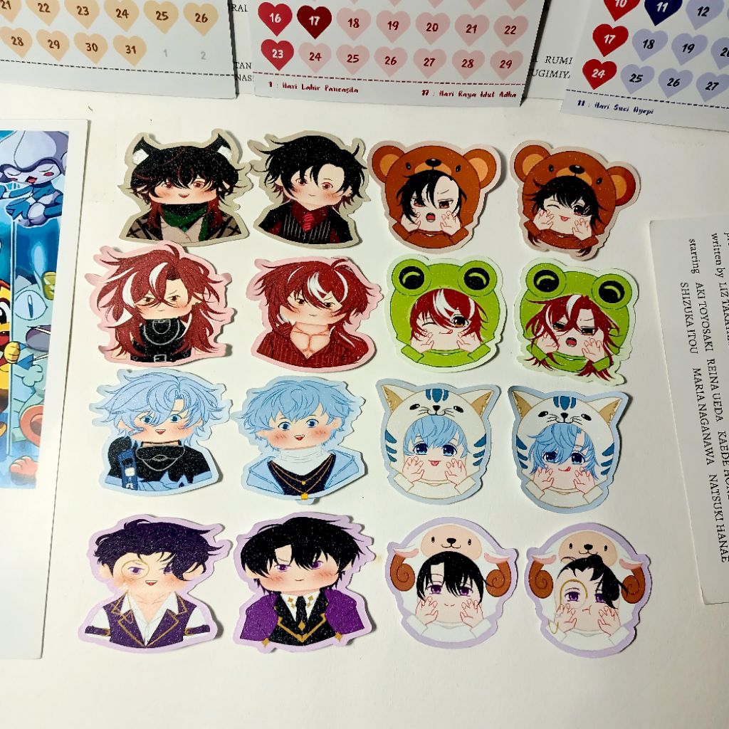 

SOL.4CE | Sticker SOL4CE Glitter vtuber harris Gingetsune Arion Souta by kawaiyu