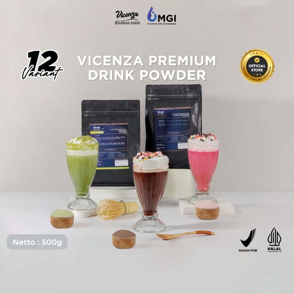 

Vicenza Bubuk Minuman Mewah Premium Drink Powder 500gr / Vicenza Bubuk Minuman Premium 500gr