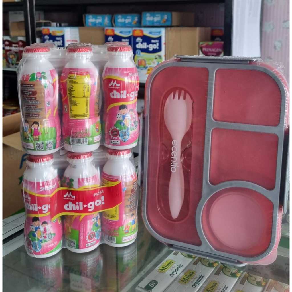 

PROMO CHIL GO UHT VANILLA/STRAWBERRY FREE TOPLES BUMBU DAPUR/LUNCHBOX ECENTIO PINK
