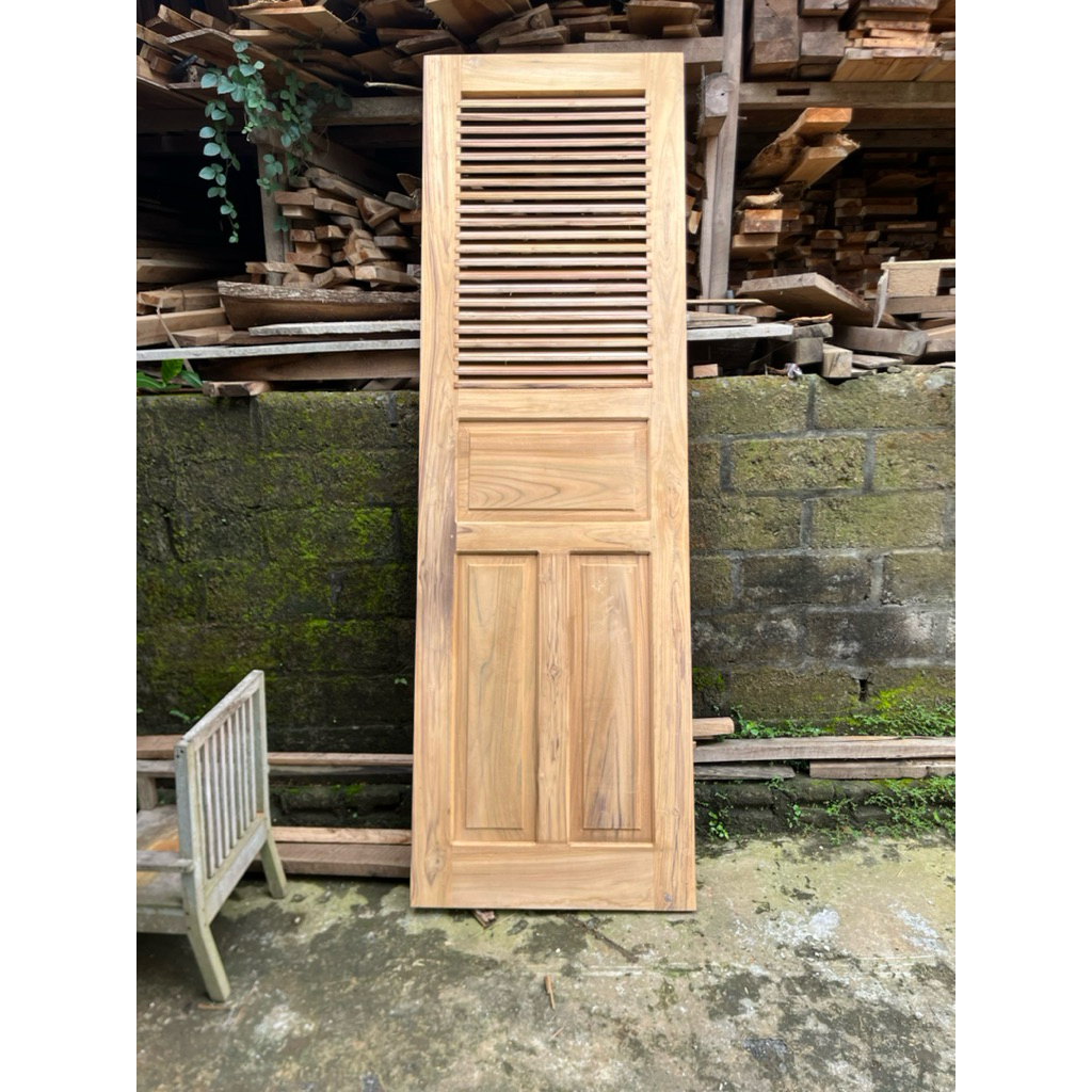 Pintu Garasi Kayu Jati