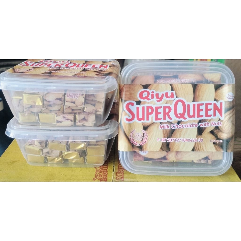 

DISKON 10% min 70rb Coklat Cube Super Queen isi 50 pcs