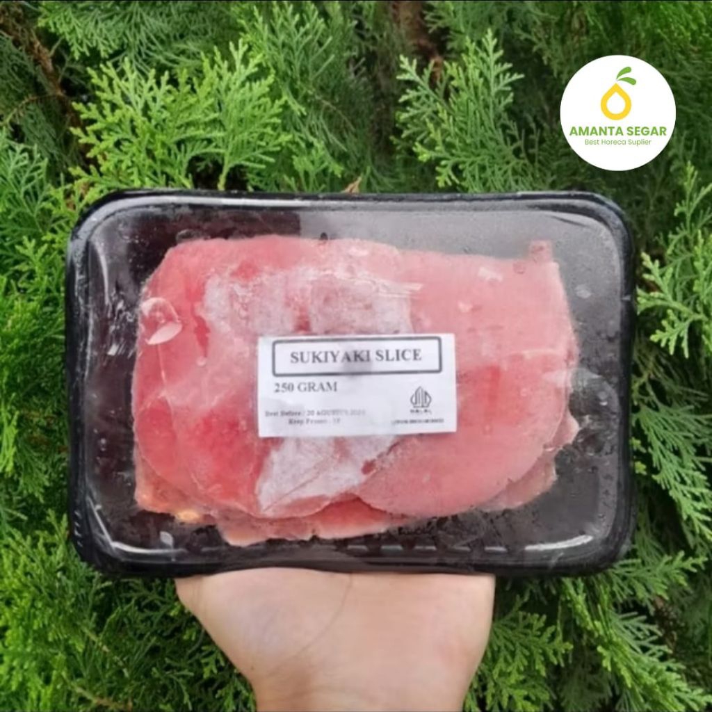 

Daging Sapi Shortplate Slice Sukiyaki Premium Halal 250 Gram