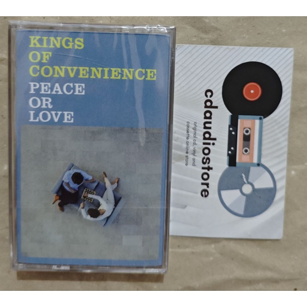 KASET KINGS OF CONVENIENCE - PEACE OR LOVE