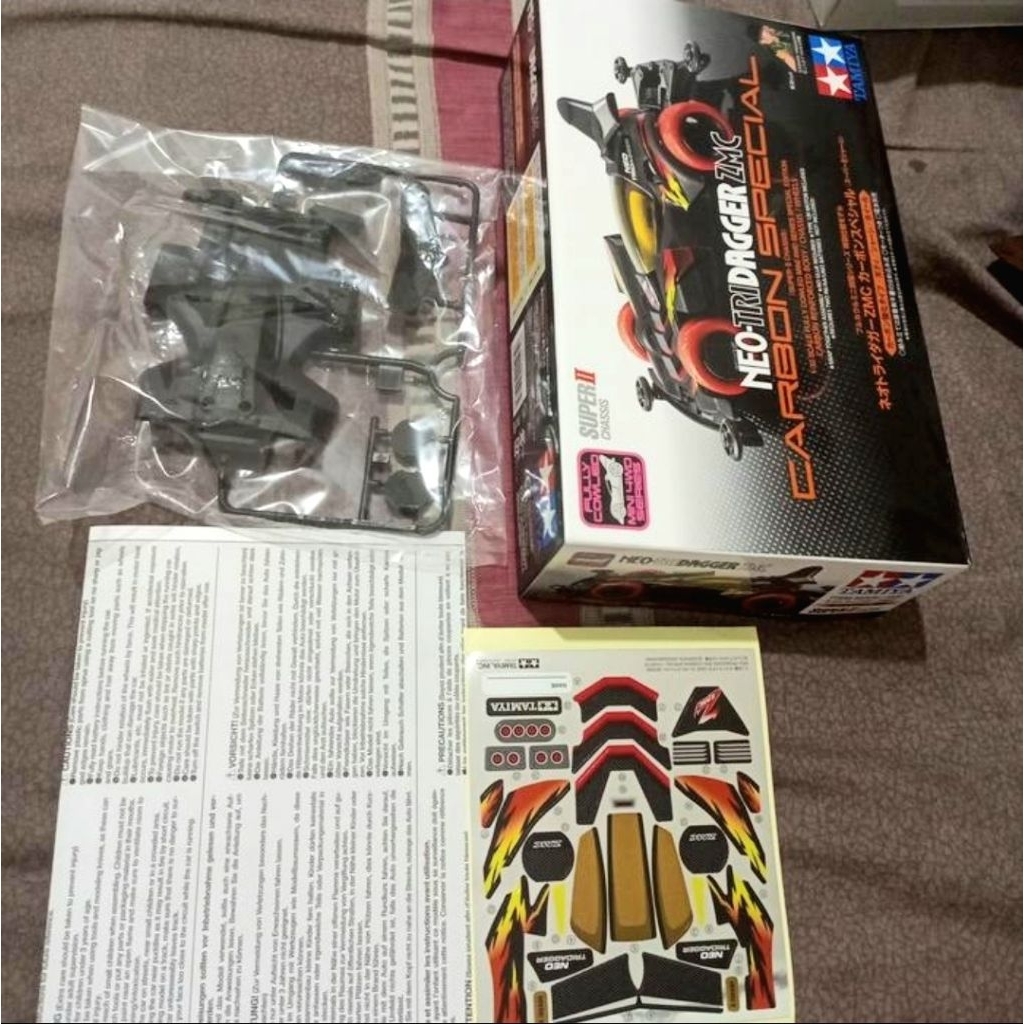 Body Tridager ZMC Original+Decal ORI Tamiya