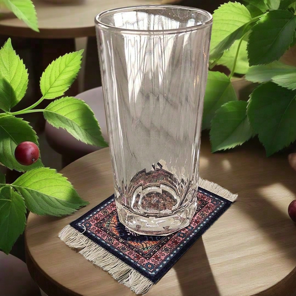 Single Coaster - Tatakan Gelas - Alas Gelas India unik model Karpet Aladin