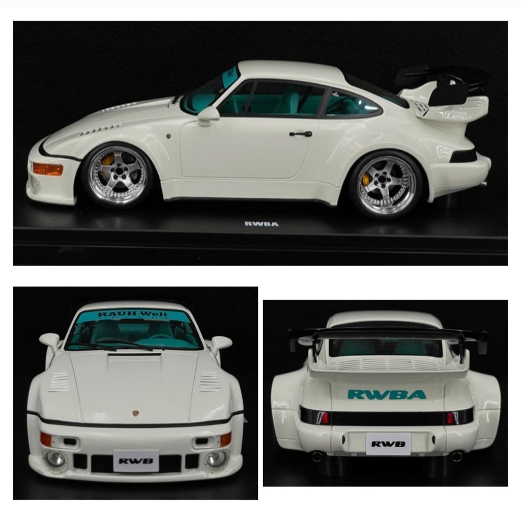 GT Spirit, Porsche 911 (964) RWBA 2023 Grand Prix white