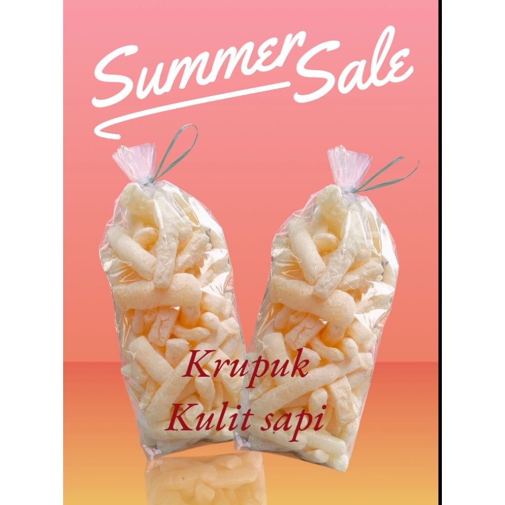 

250gram krupuk kulit sapi