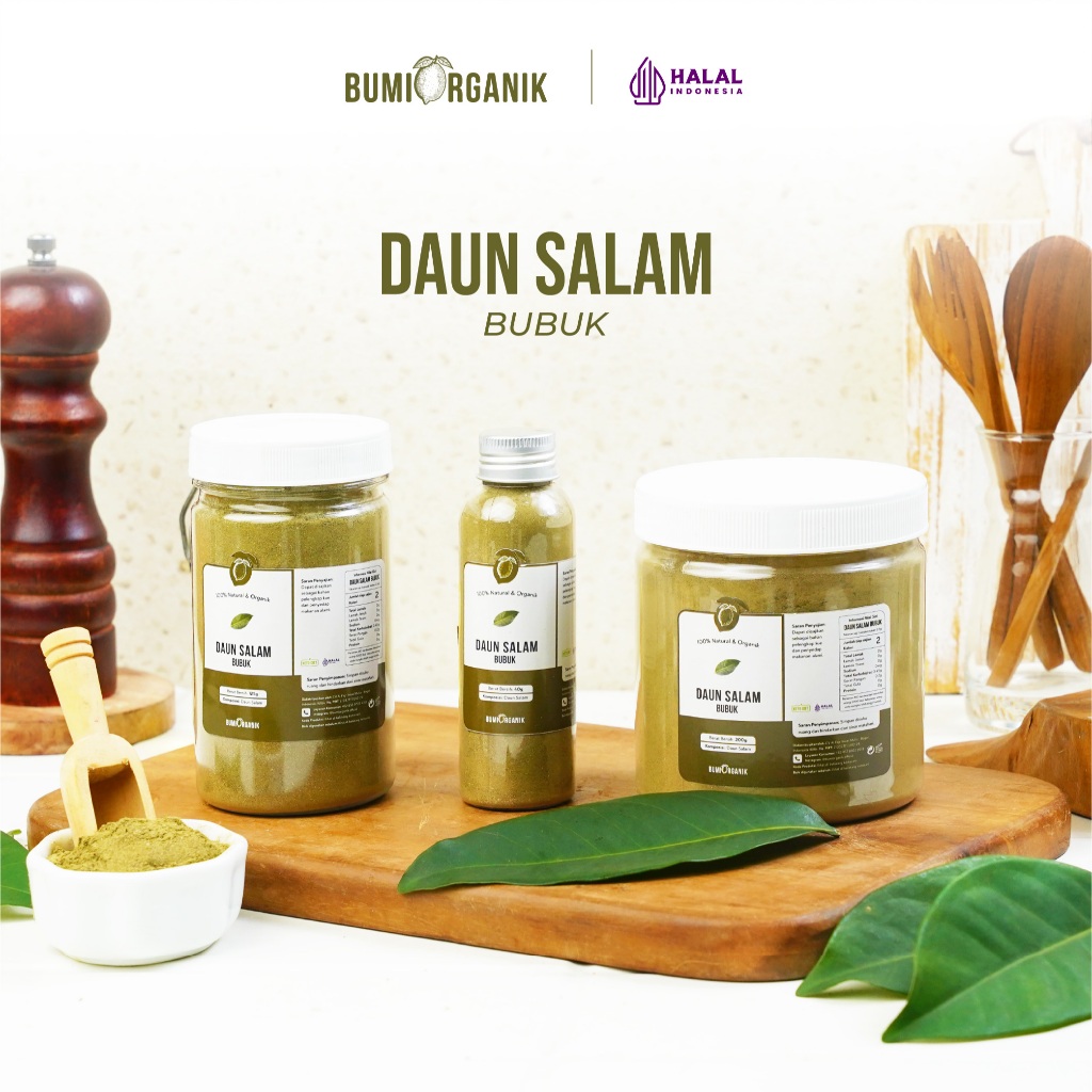 

BUBUK DAUN SALAM BUMI ORGANIK - 50G 150G 250G - SERBUK DAUN SALAM - BUBUK DAUN SALAM TANPA CAMPURAN - PURE BUBUK DAUN SALAM - FLOZINDO - BEORGANIK - NADA TOSERBA - NATURLIFE - NUTRIFARM