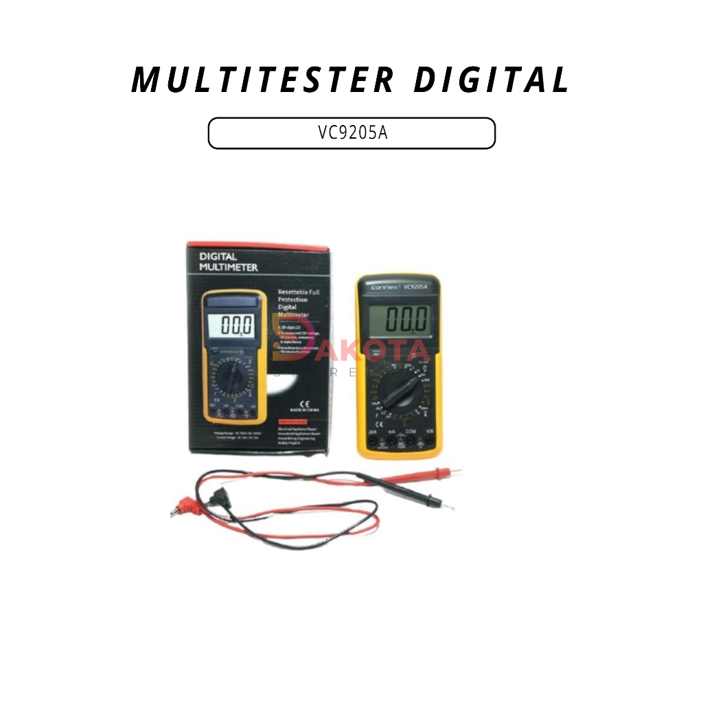 MULTITESTER DIGITAL VC9205A