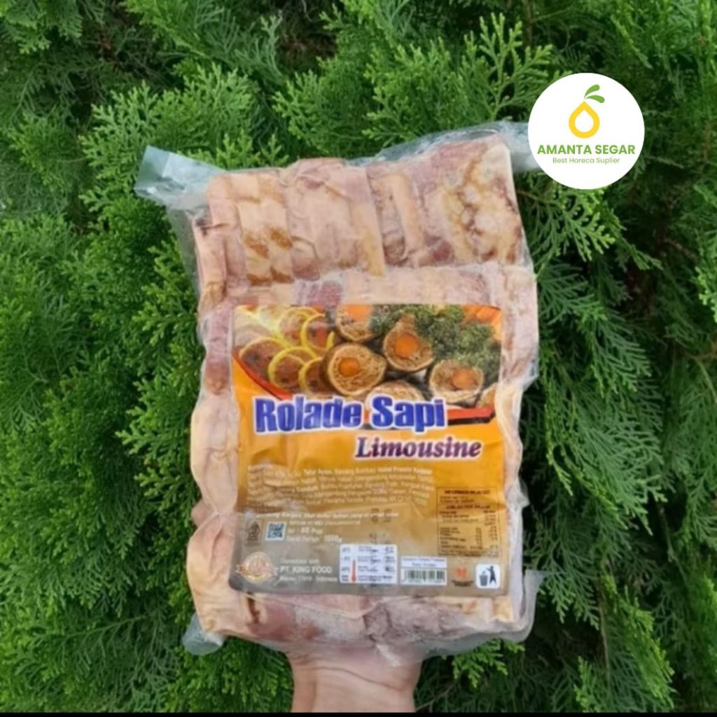 

Rollade Rolade Daging Sapi Limousine Sapi Fiva Roll Frozen 1kg Halal