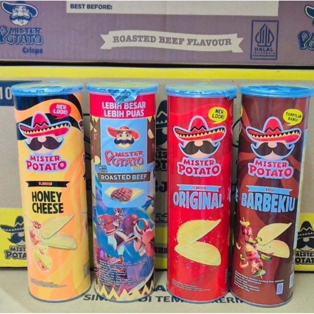

Mister Potato Keripik Kentang Original 106gr