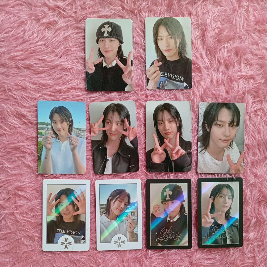 Woodz - Only Lovers Left Photocard (white ver, black ver, message card, first press hologram pc, mak