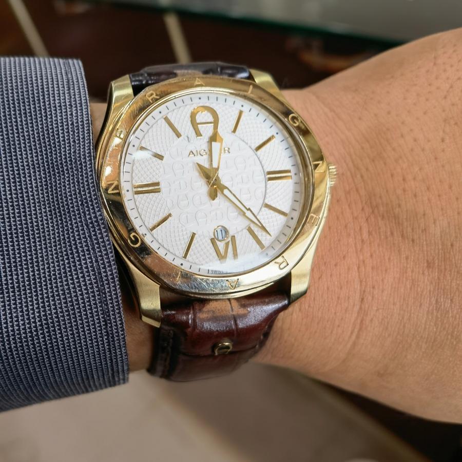 jam aigner lazio A42000 gold ORIGINAL swiss made