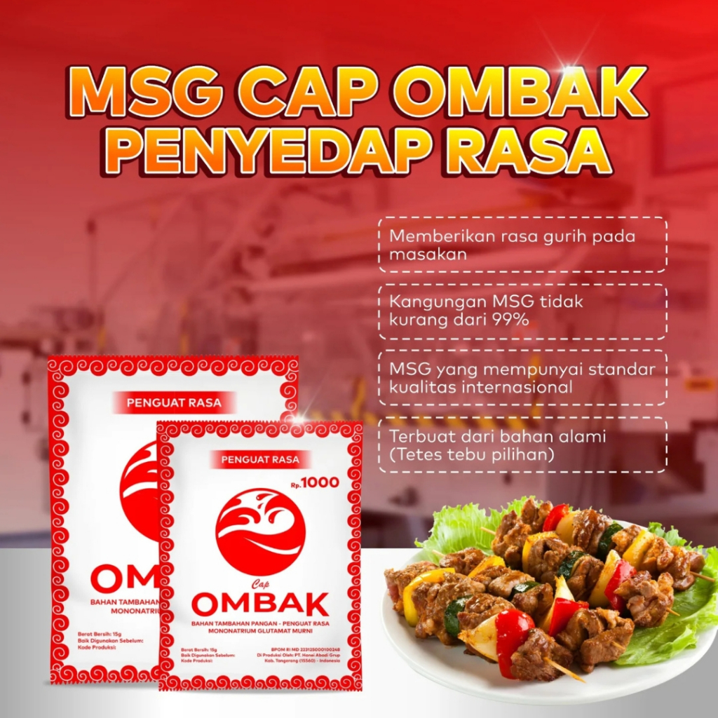 

Ombak penyedap rasa MSG 100gr 250gr
