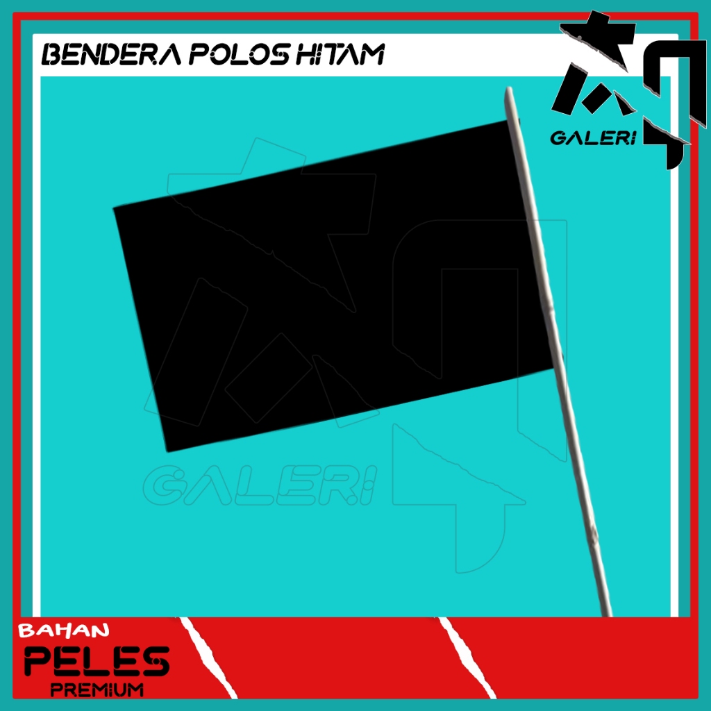 Bendera Polos Hitam