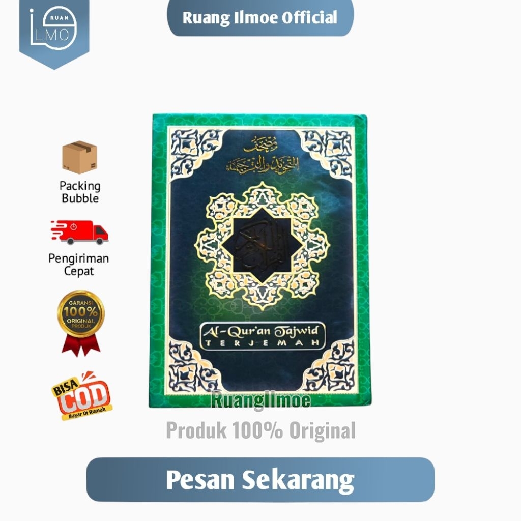 Al Quran Tajwid Terjemahan Diponegoro A5 Hardcover