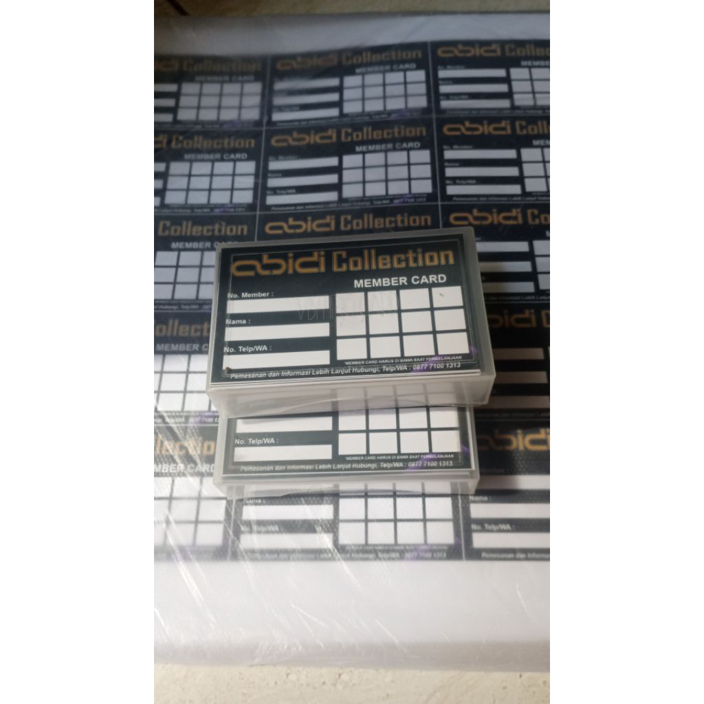 

Kartu Nama,Member Card ,dll 1 box isi 92pcs