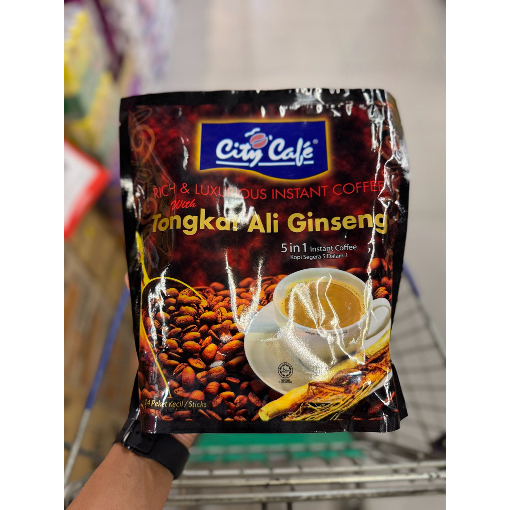 

city cafe coffee tongkat ali ginseng 5in1 isi 14’s x 30gr 420gr